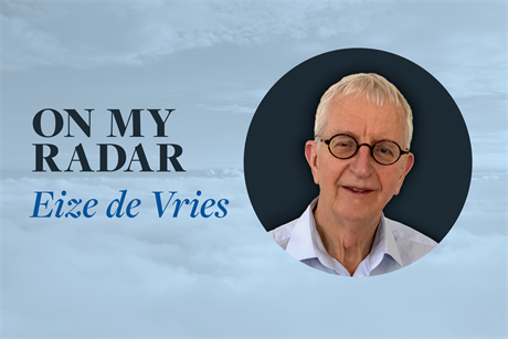 On my radar with Eize de Vries column pic